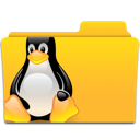Tux penguin folder