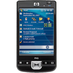 Cell mobile phone cellphone pda hp ipaq 211 windows