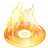 Burn disk fire