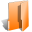 Close folder open orange