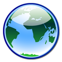 Internet browser world earth