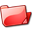Open folder red