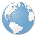 Internet world globe earth blue