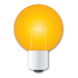 Light Bulb Idea Yellow Siena 256px Icon Gallery