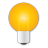 Light bulb idea yellow