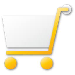 Cart shopping yellow