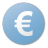 Euro blue currency