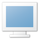 Blue screen monitor
