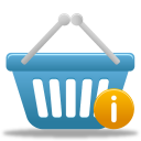 Shopping info basket