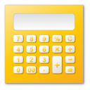 Calculator yellow