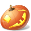 Wink halloween jack o lantern pumpkin
