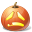 Halloween pumpkin sad jack o lantern