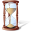 Clock hourglass history pending time