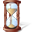 Clock hourglass history pending time