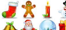 Stunning Christmas icons
