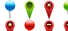 GPS Map icons