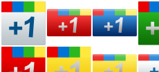 Google +1 icons
