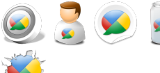Google Buzz icon kit
