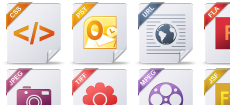 File Type icons