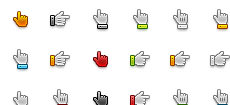 Hands icons